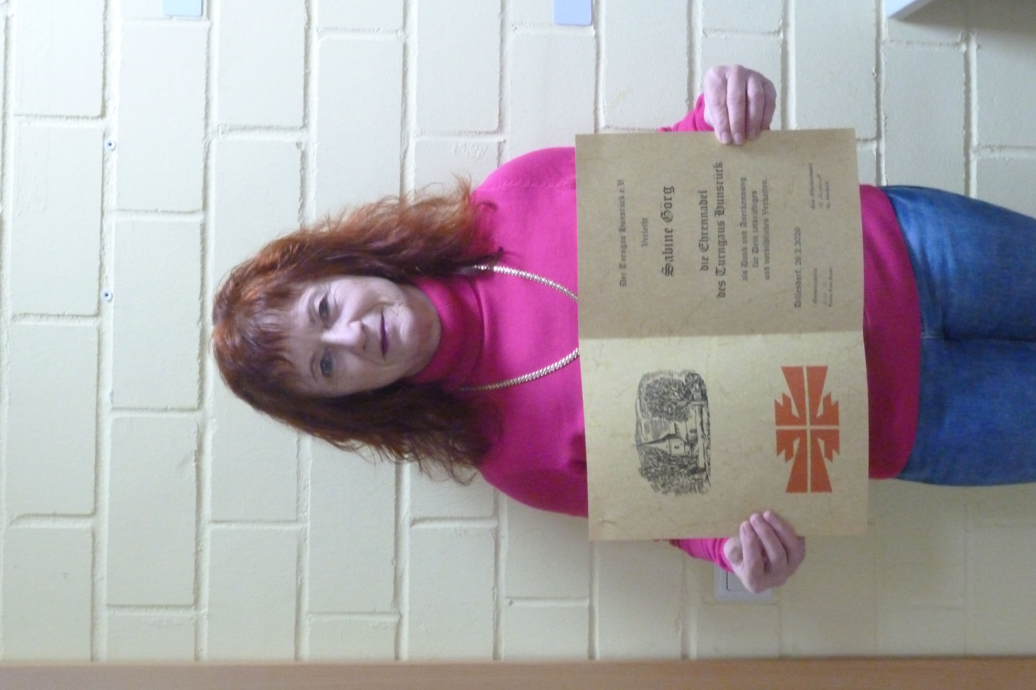 Sabine Görg Ehrenurkunde